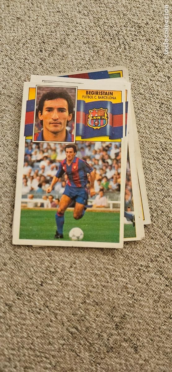 Cartes &agrave; collectionner de Football: barcelona beguiristain este 1990 1991 90 91 despegado
