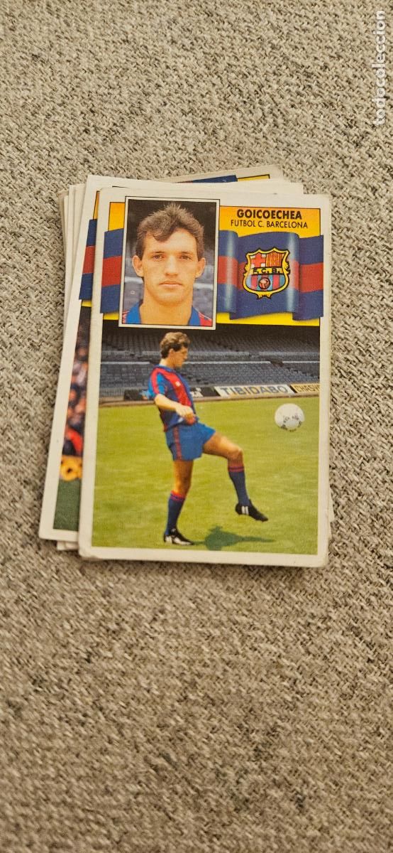 Cartes &agrave; collectionner de Football: barcelona goicoechea este 1990 1991 90 91 despegado