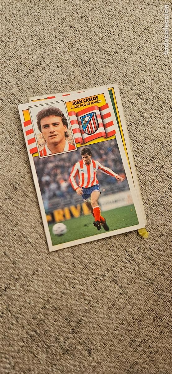 Cartes &agrave; collectionner de Football: atletico de madrid juan carlos este 1990 1991 90 91 despegado