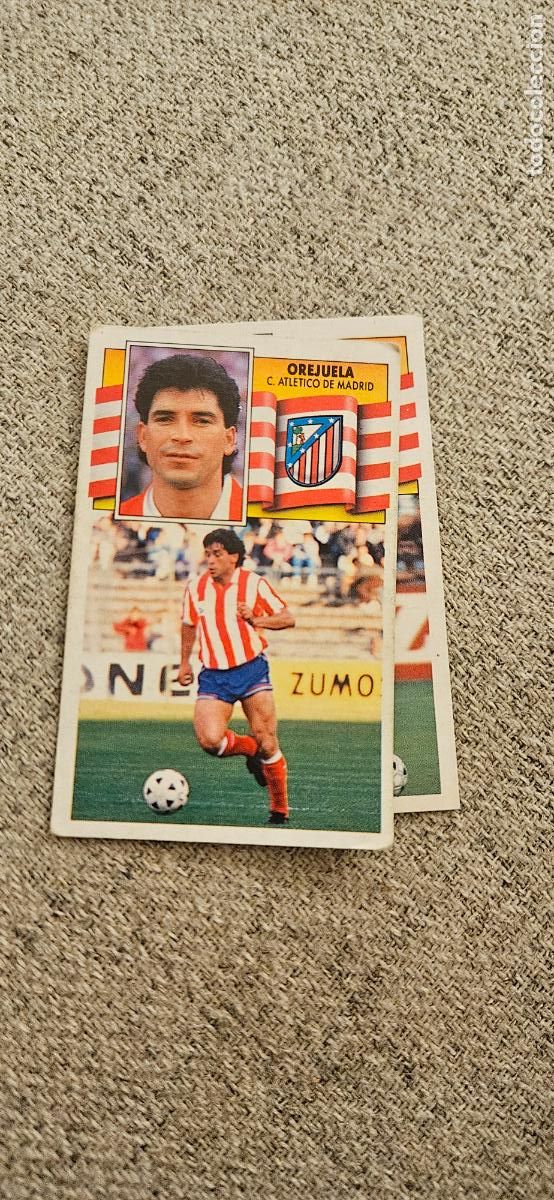 Cartes &agrave; collectionner de Football: atletico de madrid orejuela este 1990 1991 90 91 despegado