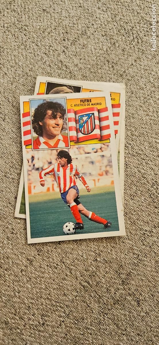 Football Stickers: atletico de madrid futre este 1990 1991 90 91 despegado