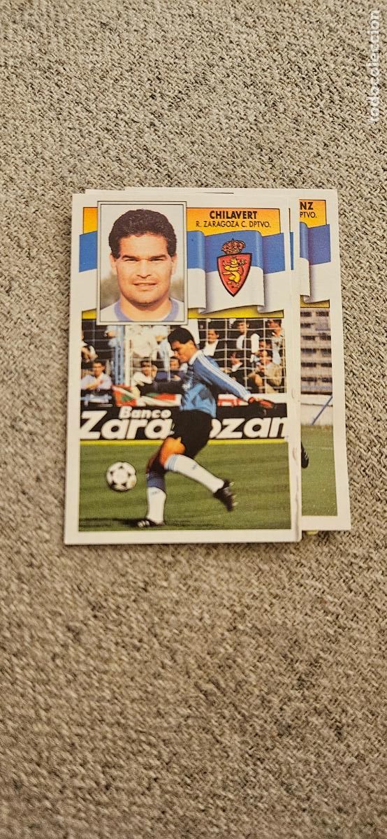 Football Stickers: zaragoza chilavert este 1990 1991 90 91 despegado