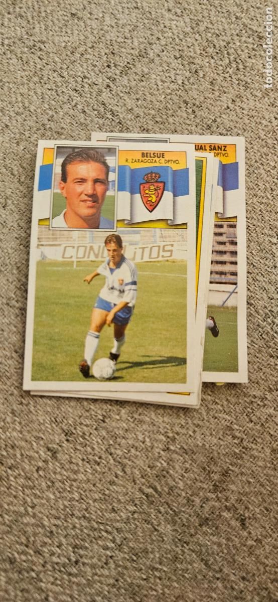 Football Stickers: zaragoza belsue este 1990 1991 90 91 despegado