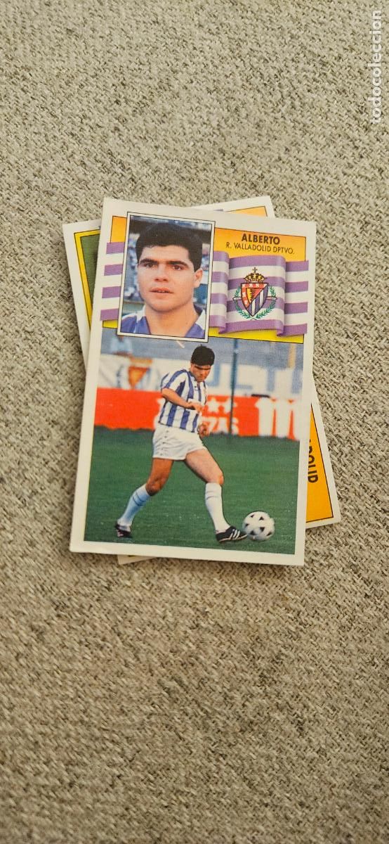 Football Stickers: alberto valladolid este 1990 1991 90 91 despegado