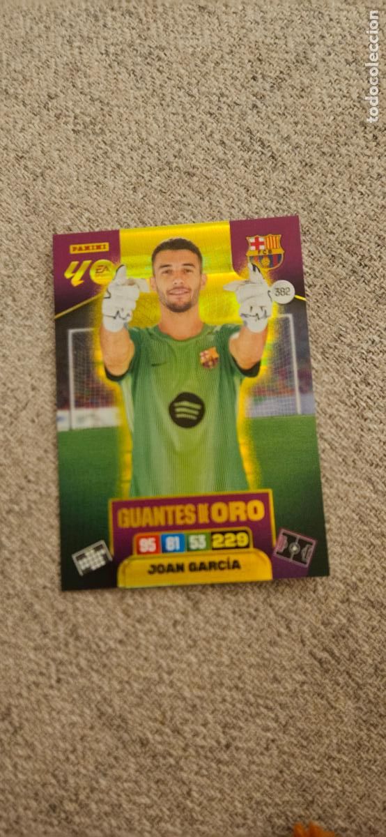 Football Stickers: GUANTES DE ORO 382 joan garcia adrenalyn 2025 2026 25 26 trading card