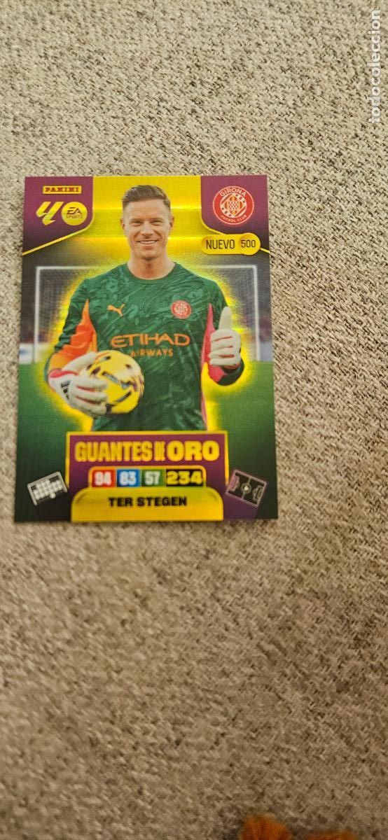 Cartes &agrave; collectionner de Football: GUANTES DE ORO500 ter stegen girona nuevo adrenalyn 2025 2026 25 26 trading card