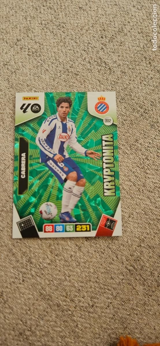 Cartes &agrave; collectionner de Football: kryptonita 392 cabrera espa&ntilde;ol adrenalyn 2025 2026 25 26 trading card