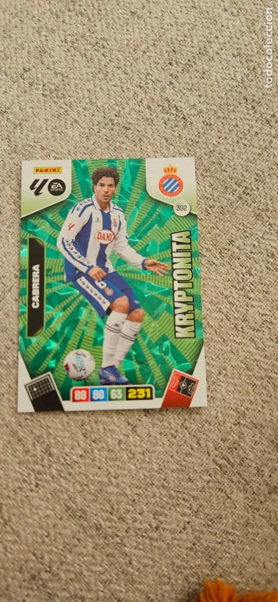 Cartes &agrave; collectionner de Football: kryptonita 392 cabrera espa&ntilde;ol adrenalyn 2025 2026 25 26 trading card