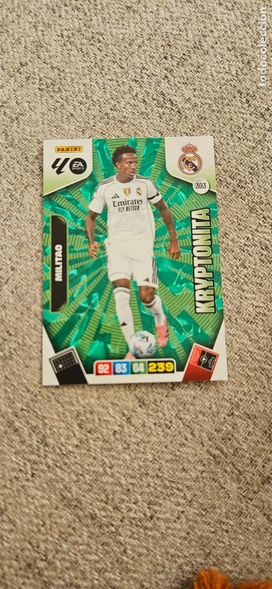 Cartes &agrave; collectionner de Football: kryptonita 383 real madrid militao adrenalyn 2025 2026 25 26 trading card