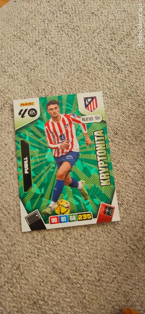 Cartes &agrave; collectionner de Football: kryptonita 501 pubill atletico de madrid adrenalyn 2025 2026 25 26 trading card