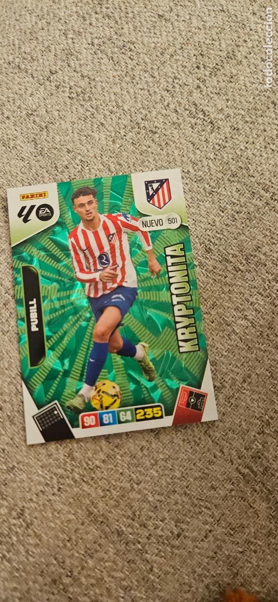 Cartes &agrave; collectionner de Football: kryptonita 501 pubill atletico de madrid adrenalyn 2025 2026 25 26 trading card