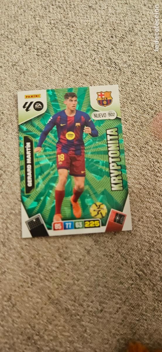 Cromos de F&uacute;tbol: kryptonita 502 martin barcelona adrenalyn 2025 2026 25 26 trading card