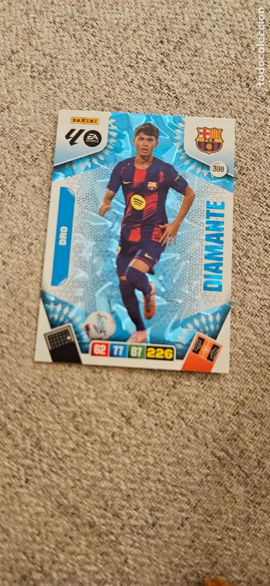 Cromos de F&uacute;tbol: diamante 398 dro barcelona adrenalyn 2025 2026 25 26 trading card