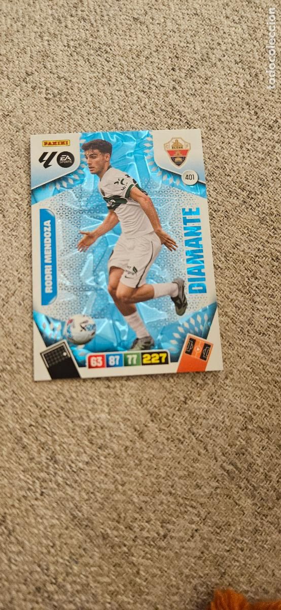 Cromos de F&uacute;tbol: diamante 401 mendoza elche adrenalyn 2025 2026 25 26 trading card