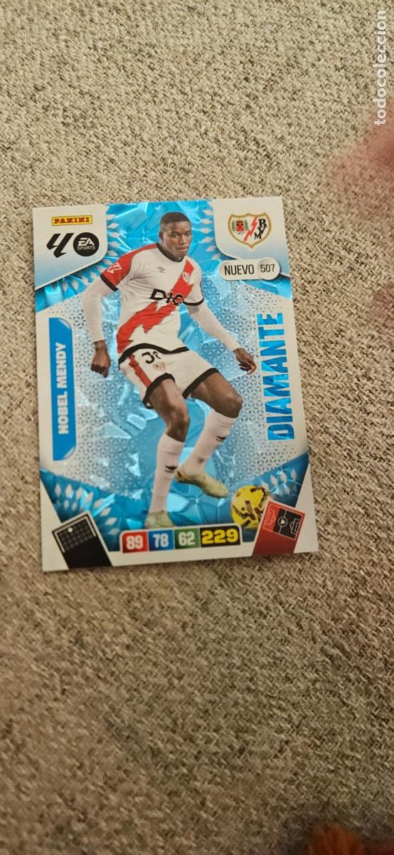 Cromos de F&uacute;tbol: diamante 507 mendy rayo vallecano adrenalyn 2025 2026 25 26 trading card