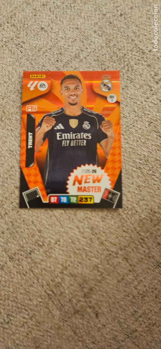Cromos de F&uacute;tbol: new master 3 trent real madrid adrenalyn 2025 2026 25 26 trading card