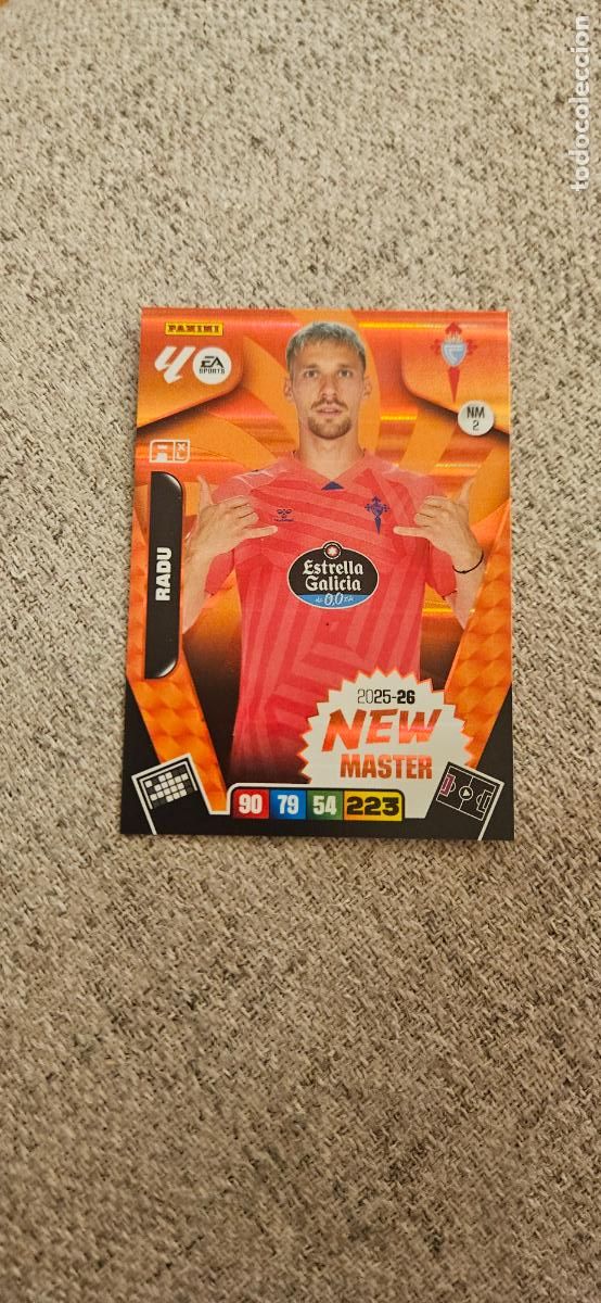 Cromos de F&uacute;tbol: new master 2 radu celta adrenalyn 2025 2026 25 26 trading card