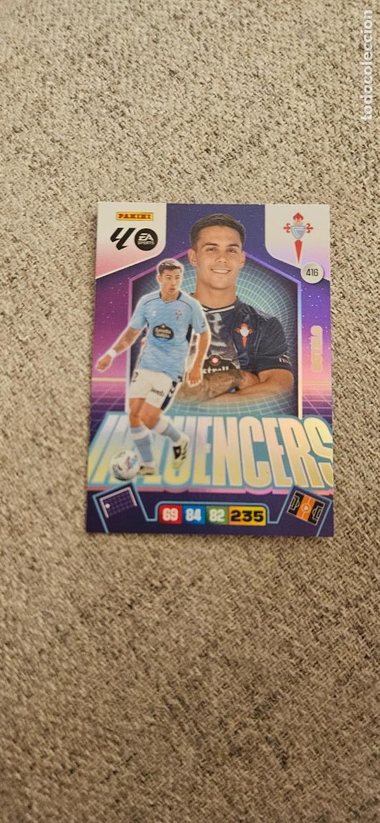 Cromos de F&uacute;tbol: influencers 416 sotelo celta adrenalyn 2025 2026 25 26 trading card
