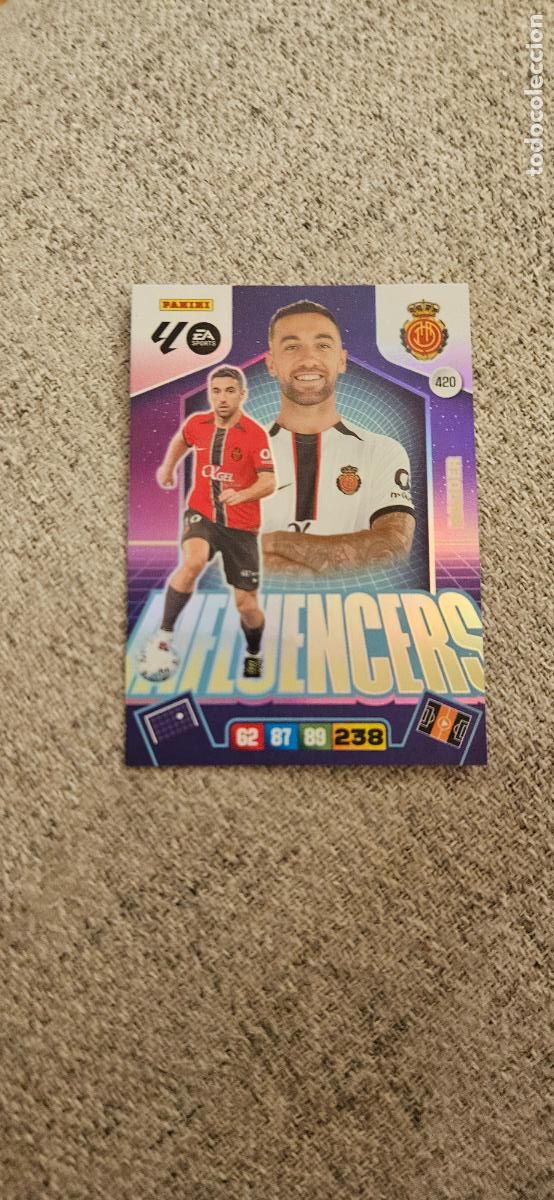 Cromos de F&uacute;tbol: influencers darder 420 mallorca adrenalyn 2025 2026 25 26 trading card