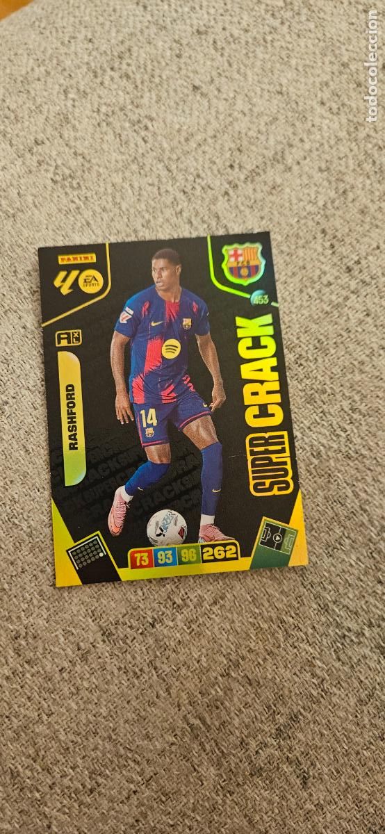 Cromos de F&uacute;tbol: super crack 453 rashford barcelona adrenalyn 2025 2026 25 26 trading card