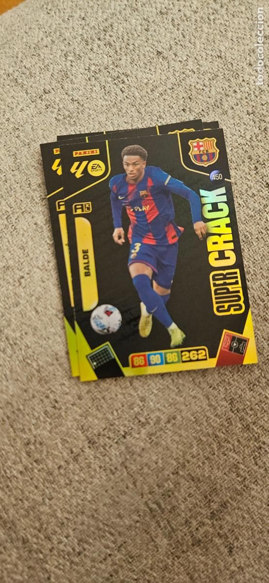 Cromos de F&uacute;tbol: super crack 450 balde barcelona adrenalyn 2025 2026 25 26 trading card