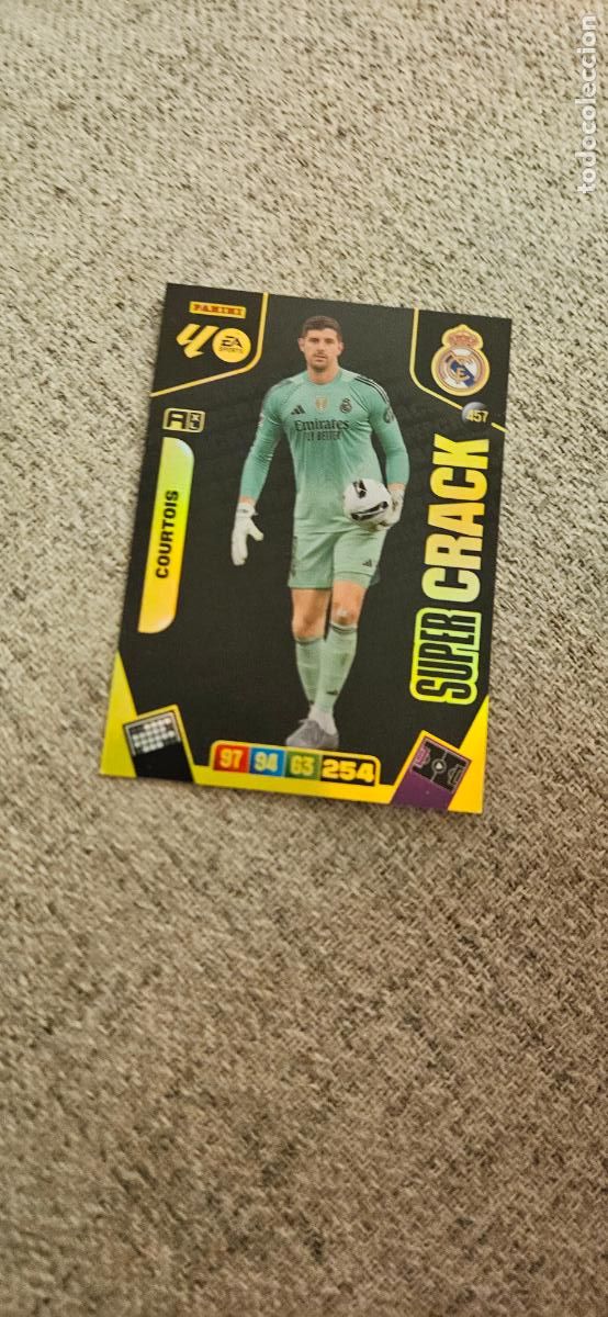 Cromos de F&uacute;tbol: super crack courtois real madrid adrenalyn 2025 2026 25 26 trading card