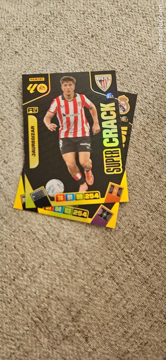 Cromos de F&uacute;tbol: super crack 443 jaureguizar athletic de bilbao adrenalyn 2025 2026 25 26 trading card