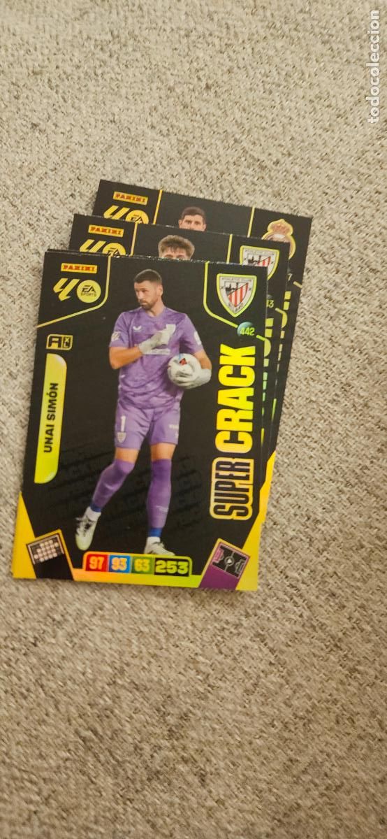 Cromos de F&uacute;tbol: super crack 442 unai simon athletic de bilbao adrenalyn 2025 2026 25 26 trading card