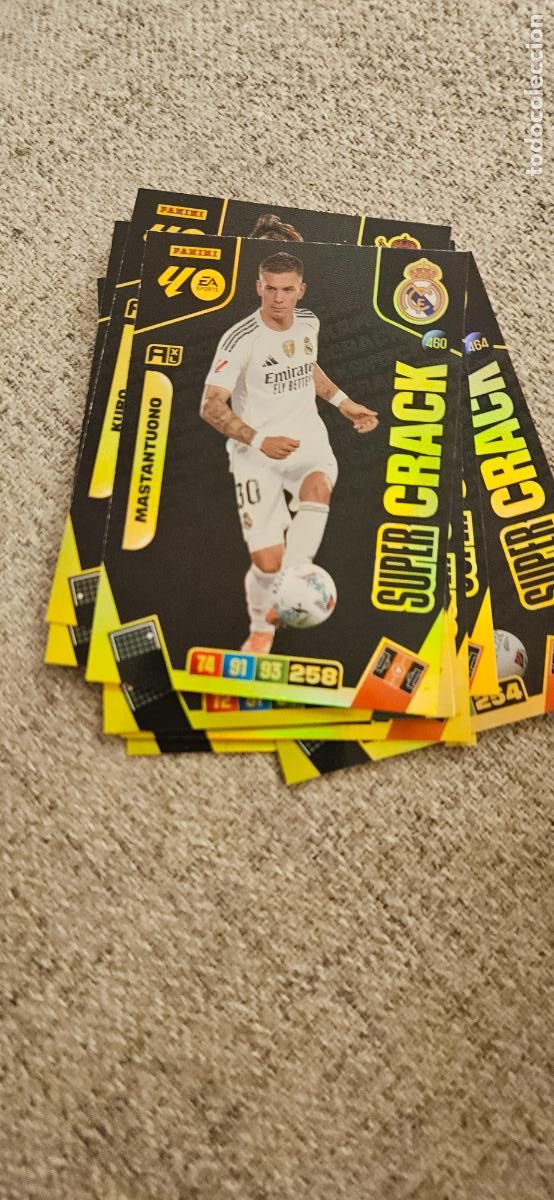 Cromos de F&uacute;tbol: super crack 460 mastantuono real madrid adrenalyn 2025 2026 25 26 trading card