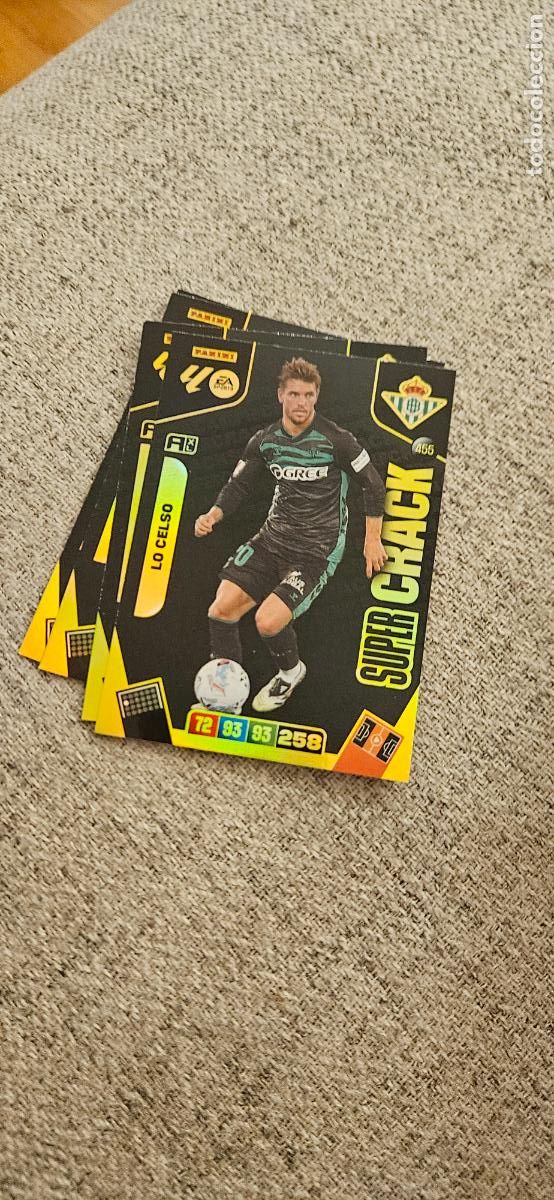 Cromos de F&uacute;tbol: super crack lo celso 455 betis adrenalyn 2025 2026 25 26 trading card