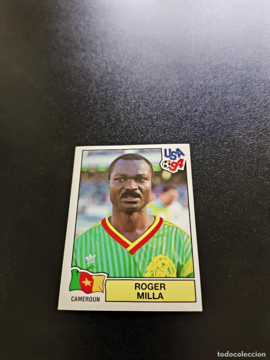 Cromos de F&uacute;tbol: 144 Roger Milla CAMERUN SIN PEGAR PANINI FIFA WORLD CUP MUNDIAL USA ESTADOS UNIDOS 1994
