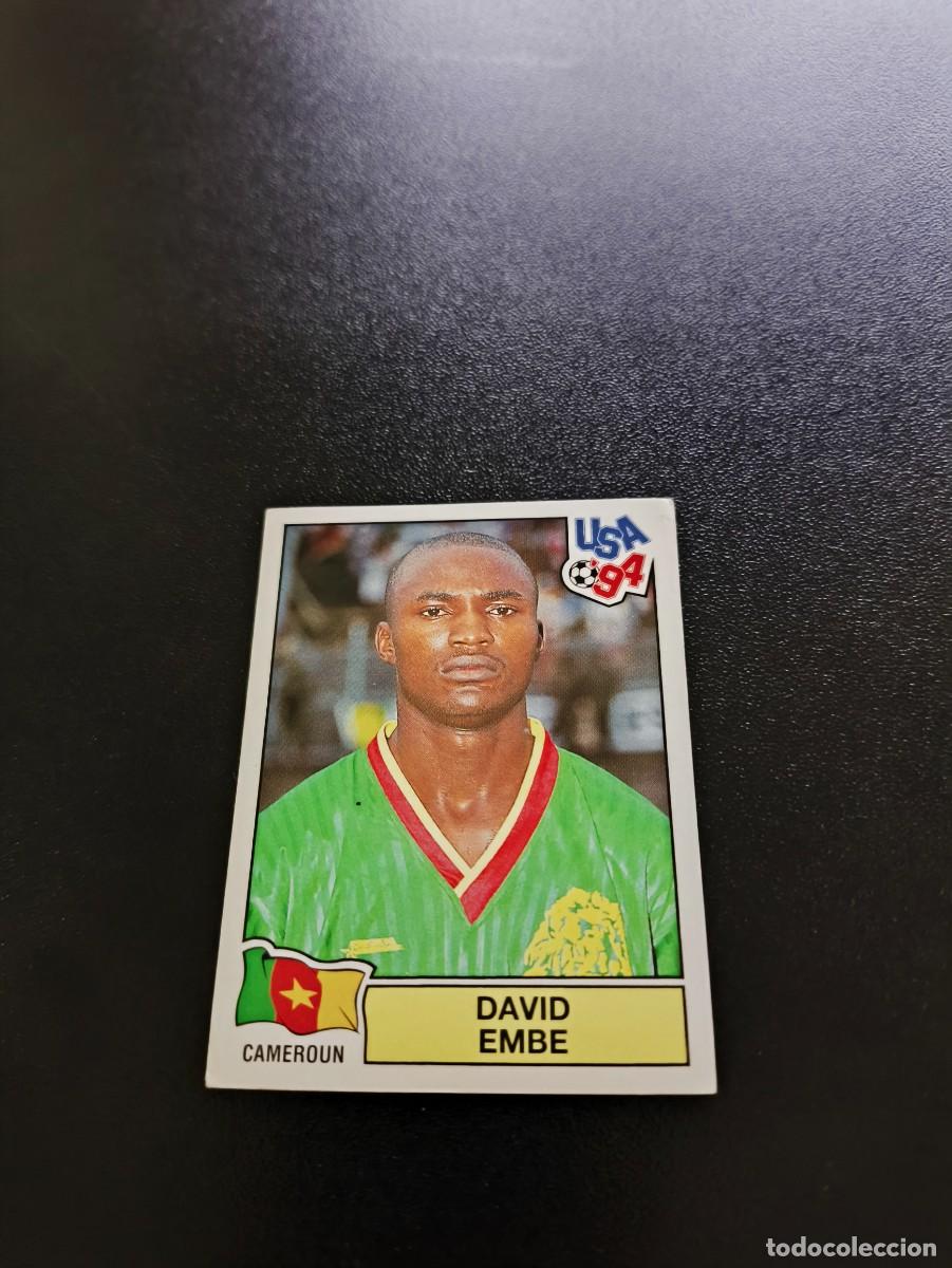 Cromos de F&uacute;tbol: 145 David Embe CAMERUN SIN PEGAR PANINI FIFA WORLD CUP MUNDIAL USA ESTADOS UNIDOS 1994