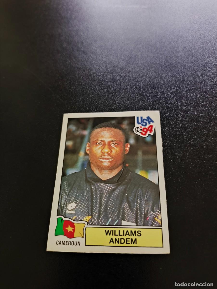 Cromos de F&uacute;tbol: 148 Williams Andem CAMERUN SIN PEGAR PANINI FIFA WORLD CUP MUNDIAL USA ESTADOS UNIDOS 1994