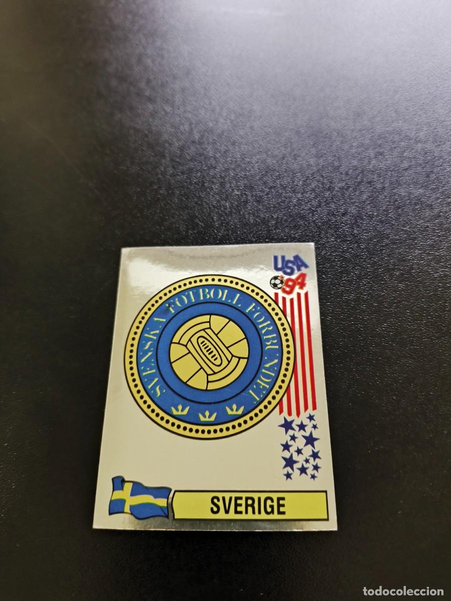 Cromos de F&uacute;tbol: 153 EMBLEM ESCUDO SUECIA SWEDEN SIN PEGAR PANINI FIFA WORLD CUP MUNDIAL USA ESTADOS UNIDOS 1994