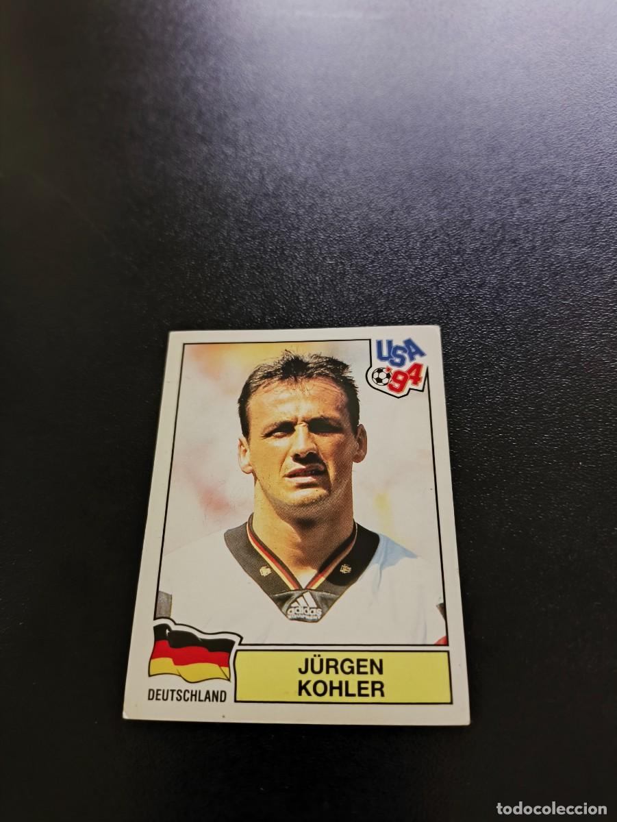 Cromos de F&uacute;tbol: 170 Jurgen Kohler ALEMANIA GERMANY SIN PEGAR PANINI FIFA WORLD CUP MUNDIAL USA ESTADOS UNIDOS 1994
