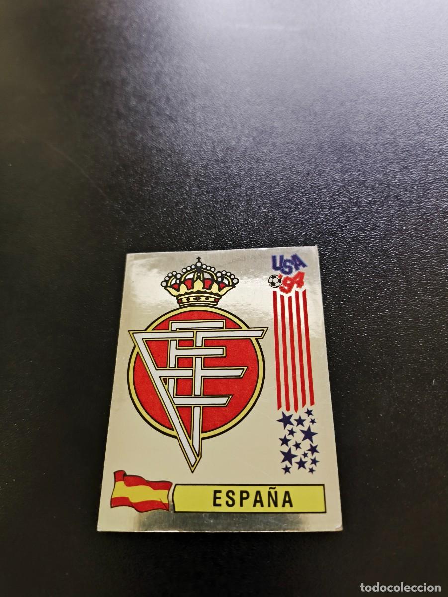 Cromos de F&uacute;tbol: 191 EMBLEM ESCUDO ESPA&Ntilde;A SPAIN SIN PEGAR PANINI FIFA WORLD CUP MUNDIAL USA ESTADOS UNIDOS 1994
