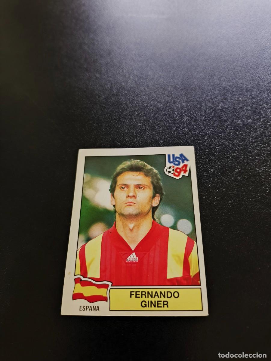 Cromos de F&uacute;tbol: 192 Fernando Giner ESPA&Ntilde;A SPAIN SIN PEGAR PANINI FIFA WORLD CUP MUNDIAL USA ESTADOS UNIDOS 1994