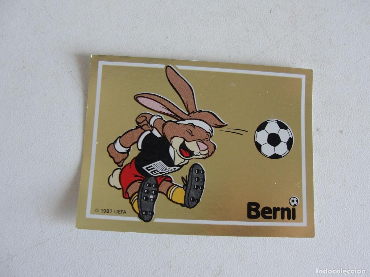Cromos de F&uacute;tbol: EURO 88 PANINI - N&ordm; 37 BERNI MASCOTA EUROCOPA - NUNCA USADO NI PEGADO
