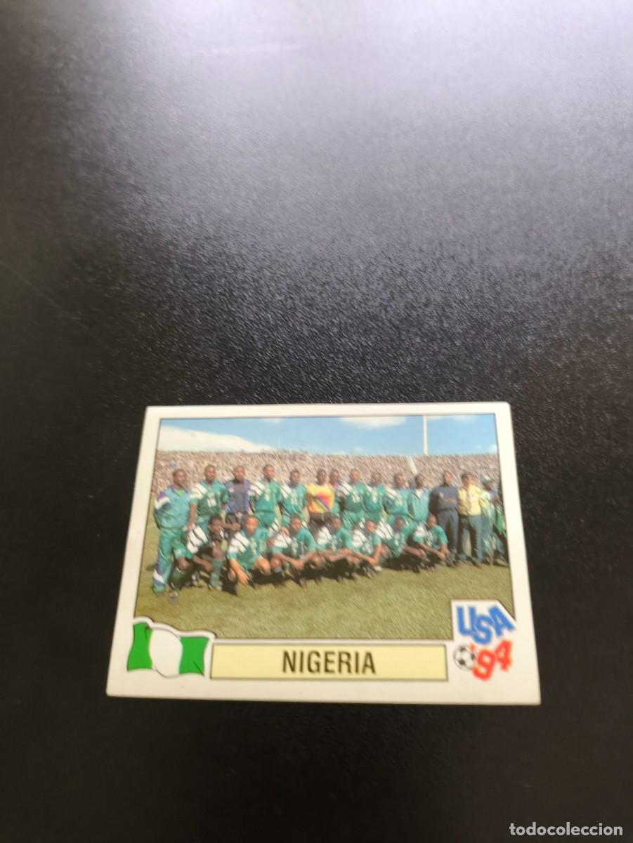Cromos de F&uacute;tbol: 244 TEAM EQUIPO NIGERIA SIN PEGAR PANINI FIFA WORLD CUP MUNDIAL USA ESTADOS UNIDOS 1994