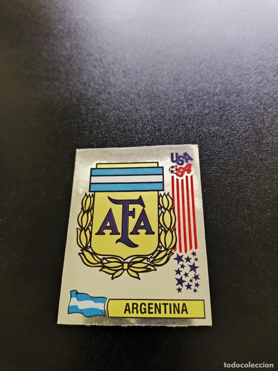 Cromos de F&uacute;tbol: 249 EMBLEM ESCUDO ARGENTINA SIN PEGAR PANINI FIFA WORLD CUP MUNDIAL USA ESTADOS UNIDOS 1994