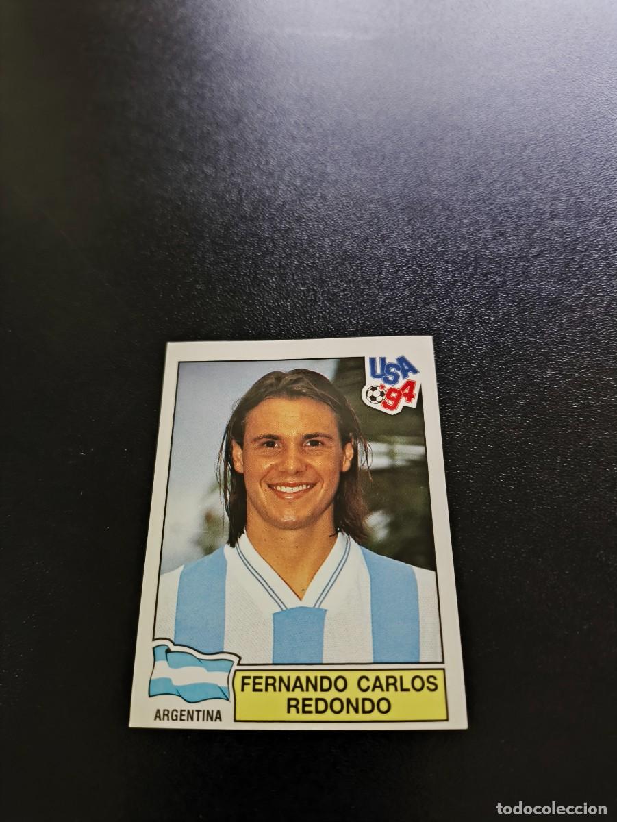 Cromos de F&uacute;tbol: 252 FERNANDO REDONDO ARGENTINA SIN PEGAR PANINI FIFA WORLD CUP MUNDIAL USA ESTADOS UNIDOS 1994