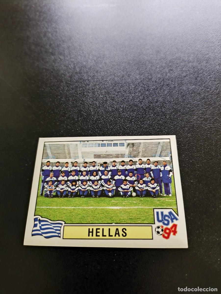 Cromos de F&uacute;tbol: 277 TEAM EQUIPO GRECIA SIN PEGAR PANINI FIFA WORLD CUP MUNDIAL USA ESTADOS UNIDOS 1994
