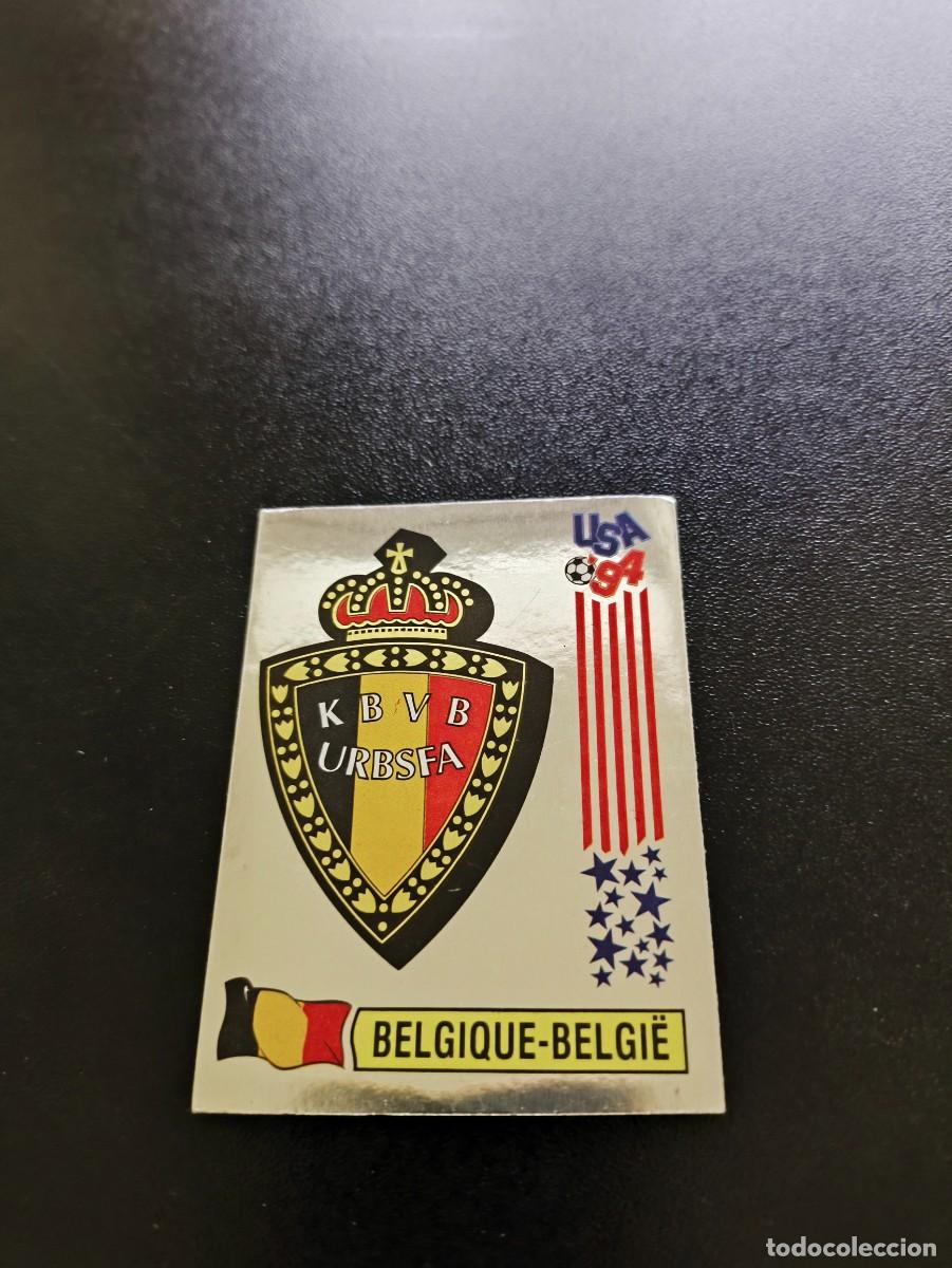 Cromos de F&uacute;tbol: 382 EMBLEM ESCUDO BELGICA BELGIUM SIN PEGAR PANINI FIFA WORLD CUP MUNDIAL USA ESTADOS UNIDOS 1994