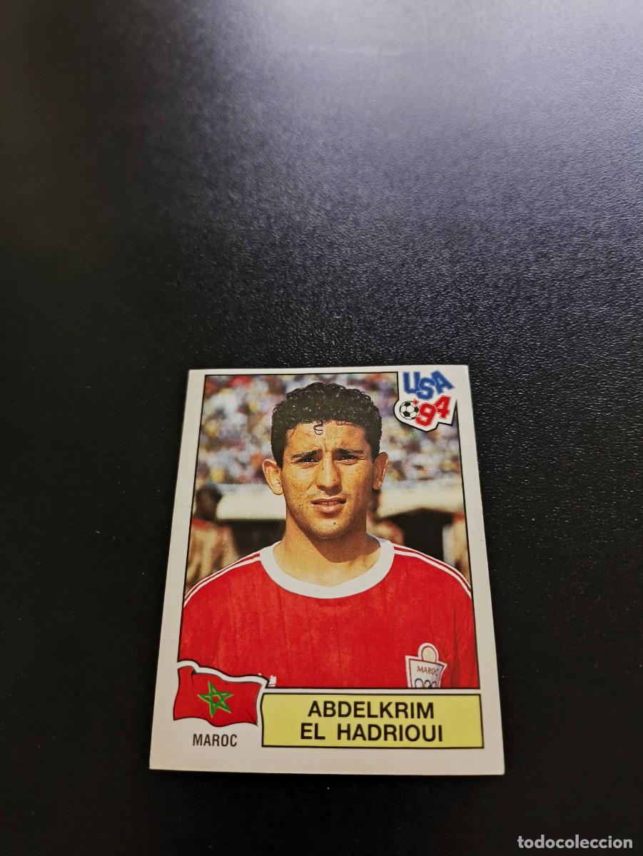 Cromos de F&uacute;tbol: 398 Abdelkrim El Hadrioui MARRUECOS SIN PEGAR PANINI FIFA WORLD CUP MUNDIAL USA ESTADOS UNIDOS 1994