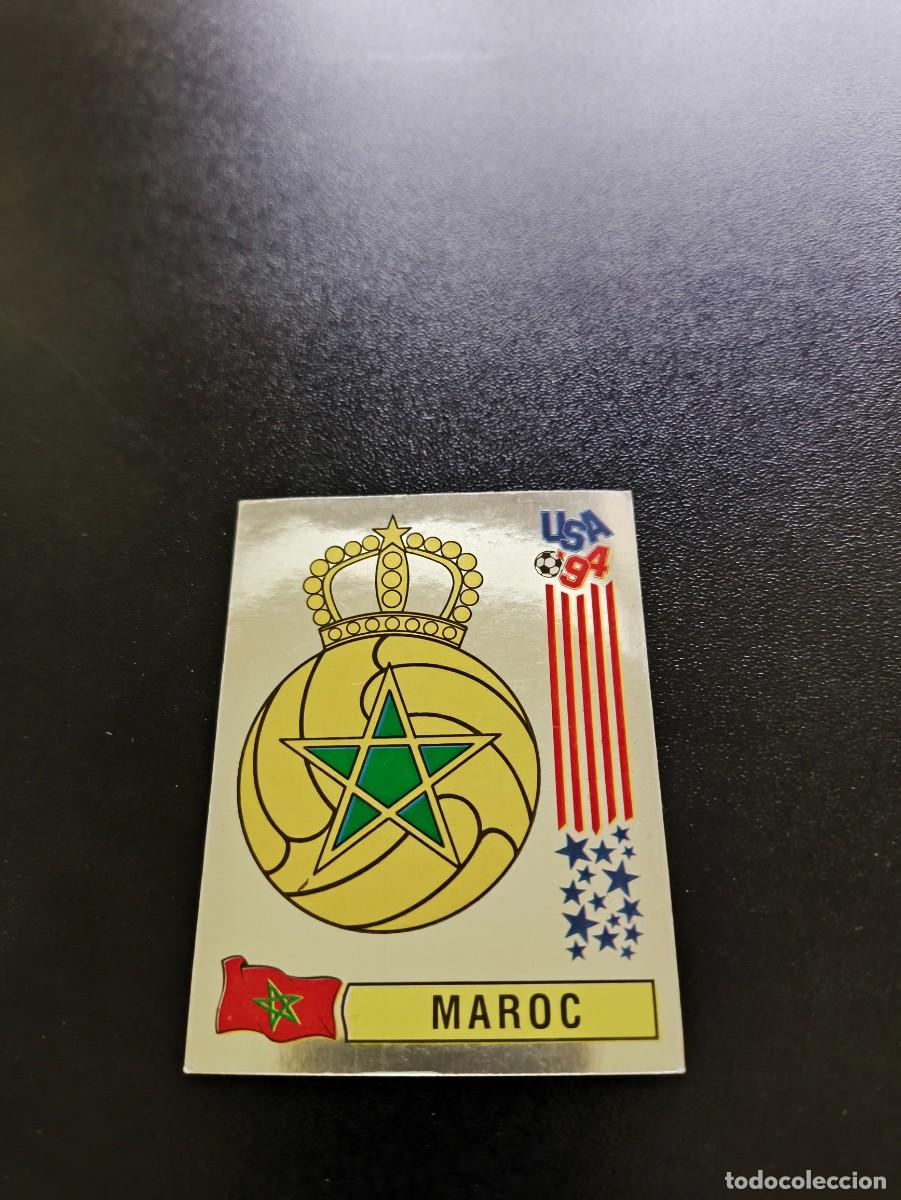 Cromos de F&uacute;tbol: 401 EMBLEM ESCUDO MARRUECOS SIN PEGAR PANINI FIFA WORLD CUP MUNDIAL USA ESTADOS UNIDOS 1994