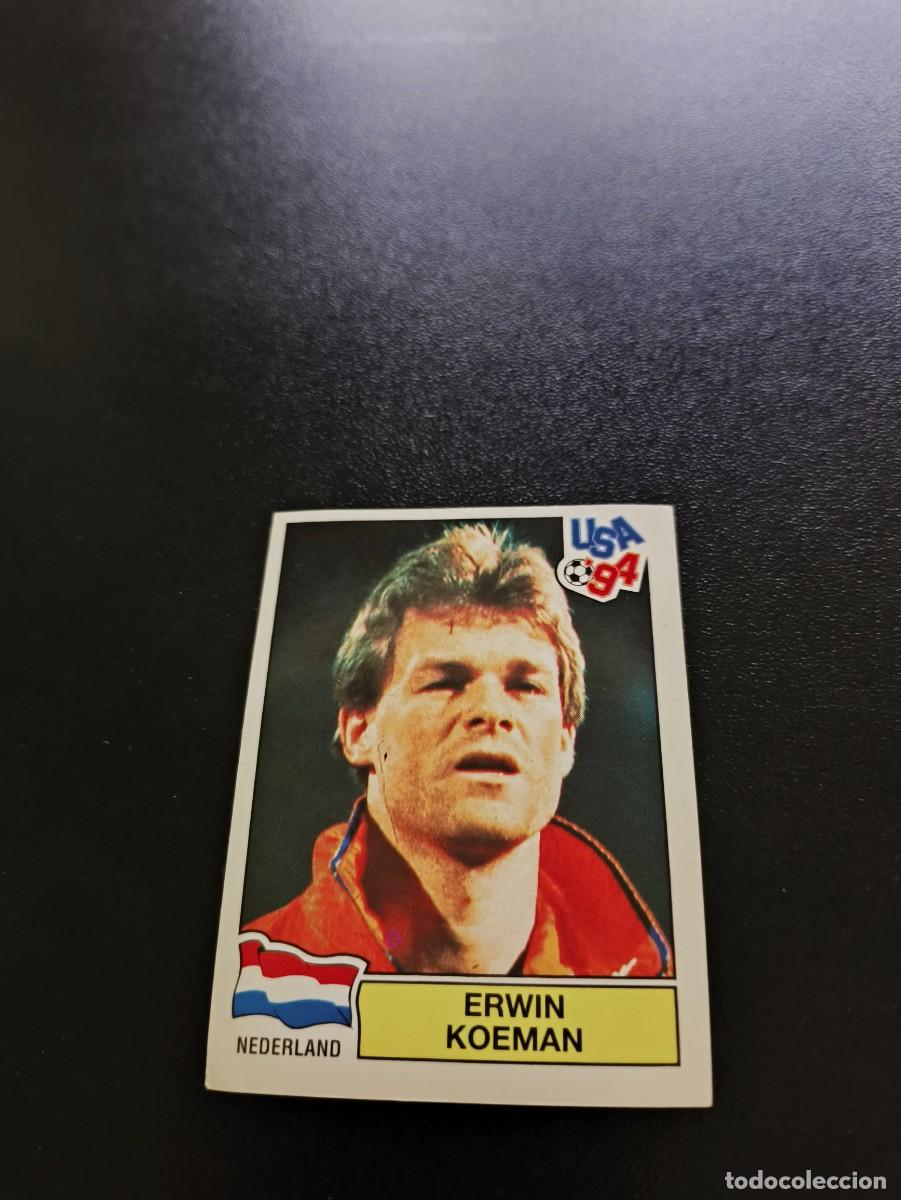 Cromos de F&uacute;tbol: 423 Erwin Koeman PAISES BAJOS SIN PEGAR PANINI FIFA WORLD CUP MUNDIAL USA ESTADOS UNIDOS 1994