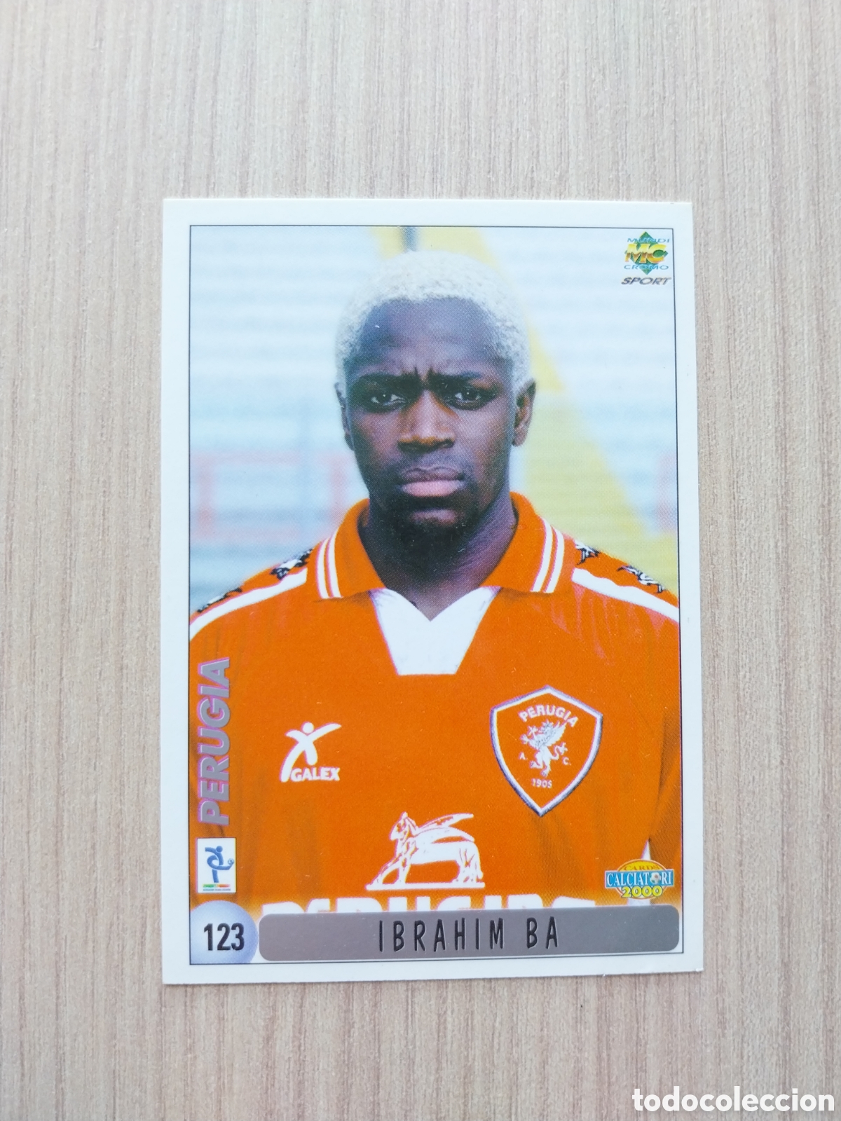 Cromos de F&uacute;tbol: IBRAHIM BA RENATO OLIVE N&deg; 123 CALCIATORI 1999 2000 99 00 PERUGIA MUNDICROMO ITALIA F&Uacute;TBOL LIGA