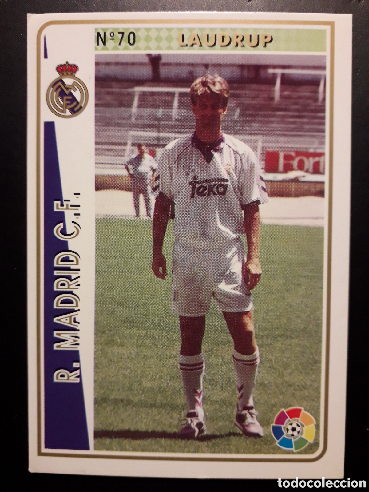 Cromos de F&uacute;tbol: LAUDRUP REAL MADRID, LAS FICHAS DE LA LIGA 1994 1995 94 95 N&deg; 70 MUNDICROMO MC PEDIDO M&Iacute;NIMO 3&euro;