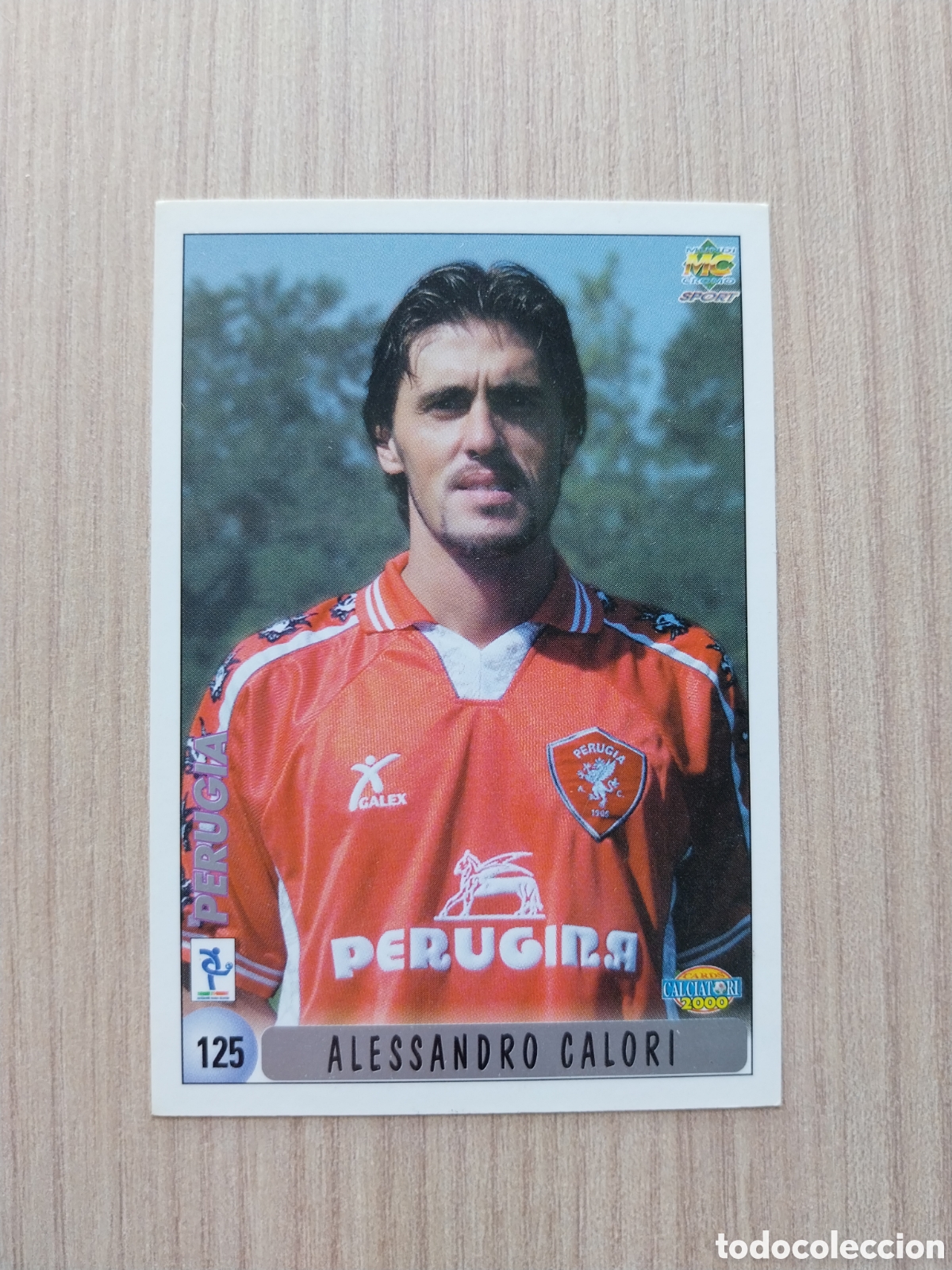 Cromos de F&uacute;tbol: ALESSANDRO CALORI ROBERTO RIPA N&deg; 125 CALCIATORI 1999 2000 99 00 PERUGIA MUNDICROMO ITALIA F&Uacute;TBOL