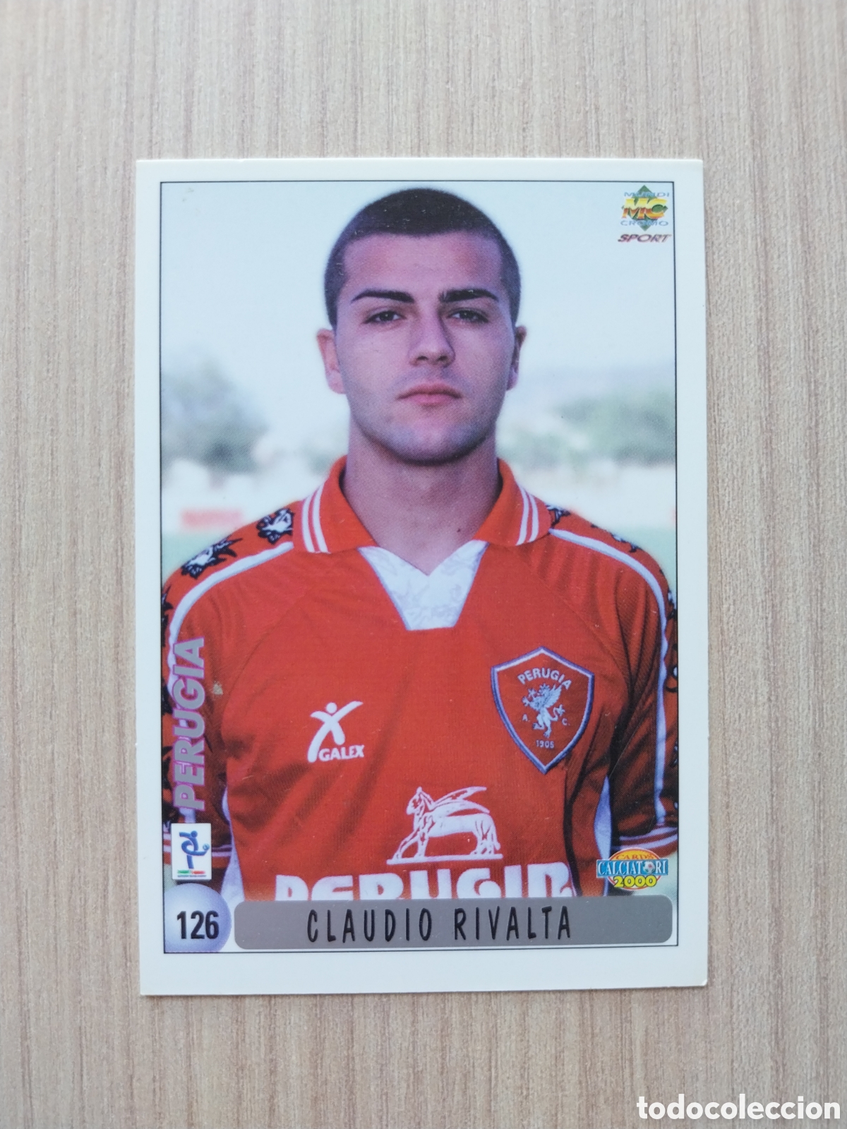 Cromos de F&uacute;tbol: CLAUDIO RIVALTA SERGIO QUINTO CAMPOLO N&deg; 126 CALCIATORI 1999 2000 99 00 PERUGIA MUNDICROMO ITALIA